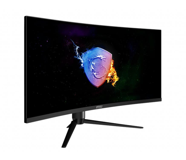 MSI Optix MAG342CQR czarny Curved - 607617 - zdjęcie 3
